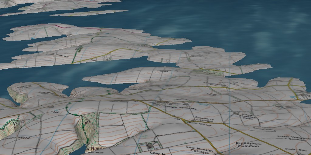 Alternate sea level simulation